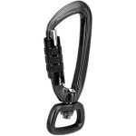 Mousqueton � blocage automatique, fond carr� et rotation � 360�, pour laisse de chien, hamac ou sac � ...