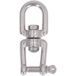 Mousqueton � double m�choire en acier inoxydable 304 professionnel pour cordes d'escalade et de balan�oire, ...