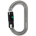 Mousqueton ovale lger ok petzl m33a - x 1 - gris clair - ball - lock