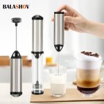 Mousseur � lait �lectrique portable, mousseur � caf�, mini - mixeur, batteur � ?ufs, m�langeur � boissons, ...