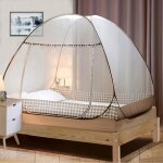 Moustiquaire de petite taille pliable pop - up grand moustiquaire avec un dessus plat et une porte en ...