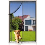 Moustiquaire de porte magn�tique en fibre de verre 100x220cm, fermeture automatique rideau porte anti ...