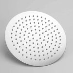 Mowze - tete de douche inox - douche economie d'eau, pommeau de douche ronde 20cm, tete de douche pluie ...