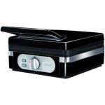 Mpm - mgo - 24 gaufrier professionnel pour 2 gaufres belges paisses, plaques antiadhsives 1400w noir ...
