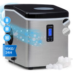Klarstein - mr. black - frost machine à glacons 150w acier 15kg Klarstein - mr. black - frost machine à glacons 150w acier 15kg