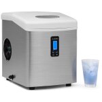 Klarstein - mr. silver - frost machine à glacons 150w acier 15kg Klarstein - mr. silver - frost machine à glacons 150w acier 15kg