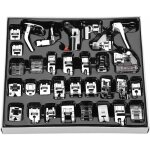 Msbd 32pcs kit pieds de biche pour machine � coudre, machine � coudre domistique ourlet pied de pi�ces ...