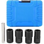 Msbd 5 pi�ces socket set roue de verrouillage �crou boulon goujon extracteur extractor 17mm 19mm 21mm ...