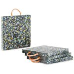 Patin de stabilisation carr pour pieds de grue, 40 x 40 cm, jusqu' 12 000 kg, jeu de 4 pices.