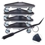 Chariot lvateur de meubles duro 5 pcs. set de transport de meubles aide au dmnagement rouleaux de ...