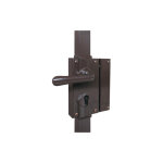 Mul - t - lock - serrure 300 en applique verticale 3 points rversible marron h. 2040mm sans cylindre ...