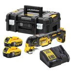 Multi - cutter 18v dewalt dcs356p2 - qw brushless avec coffret, 2 batteries et 35 accessoires Multi - cutter 18v dewalt dcs356p2 - qw brushless avec coffret, 2 batteries et 35 accessoires