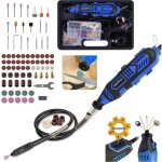 Multi - outil rotatif 135w avec vitesse variable 80pc accessory set dremel compatible