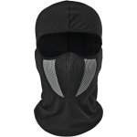 Multifonction ultra l�ger, cagoule respirante coupe - vent masque cache - cou anti poussi�re / froid, ...