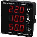 Multim�tre ac num�rique 3 en 1 voltm�tre, amp�rem�tre, fr�quencem�tre mesure tension ac 50 500v, courant ...