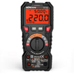 Multim�tre automatique num�rique, trms 6000 comptes (guide de bornes led), amp�rem�tre, testeur electrique ...