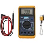 Fervi - multimtre numrique cran lcd voltmtre ampremtre testeur t050
