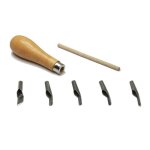 Outils de sculpture - 5 lames interchangeables multirex Outils de sculpture - 5 lames interchangeables multirex