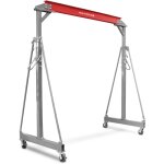 Mw tools - grue � portique mobile 2 t large avec hauteur de 4, 2m ptlk2b32