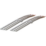 Mw tools - jeu de rampes ouvertes aluminium pliables 680kg 2230x280mm largeur utile 275mm sop2200