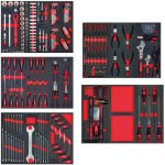 Mw tools - modules outils en mousse 212 pi�ces starter - id�al servante et �tabli - starter complet et ...