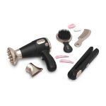 Smoby - my beauty hair set - set de coiffure enfant - lisseur et seche - cheveux factices - fonctions ...