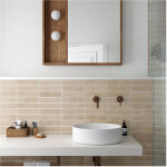 Nais - fa�ence effet zellige argile 10x10 (0, 5m2) siena - les carreaux de jean