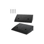 Naizy - rampes de trottoir en caoutchouc 47 x 31 x 10, 5 cm portable 2x antid�rapante rampe d'acc�s pour ...