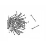 Nature - sachet de 50 vis torx inox pour fixer bordure de jardin au piquet - 4, 5 x 40 mm