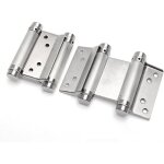 Naxunnn - 2 pcs charni�re paumelle portes va - et - vient ressort double action acier inoxydable saloon ...