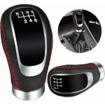 Nazalus - vente chaude - accessoire voiture interieur universel pommeau levier vitesse cuir 6 vitesses ...