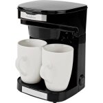 Nedis kacm140ebk cafetière noir nombre de tasse=2 Nedis kacm140ebk cafetière noir nombre de tasse=2