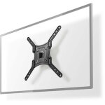 Nedis - support mural tv inclinable et pivotant 23 55 poids maximal de lecran supporte 30kg inclinable ...
