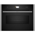 Neff - c24ms31n0 - four combin� compact int�grable 45l - micro - ondes, gril, chaleur tournante - �cran ...
