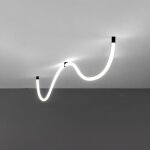 N�on flexible redo xloopb lp18 led 72w 5mt ip65 noir bande led tubulaire flexible plafonnier pilote � ...