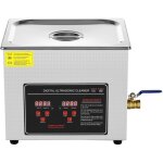 Nettoyeur � ultrasons 10 l avec minuterie num�rique et chauffage, machine de nettoyage professionnelle ...