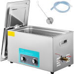 Nettoyeur a ultrasons 22 l, appareil de nettoyage ultrasonique, bouton de commande professionnel en acier ...