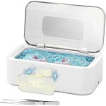 Nettoyeur � ultrasons, 800 ml, bain � ultrasons 49 khz, haute fr�quence, avec 5 modes, portable, pour ...