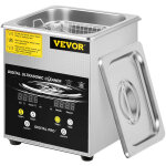 Nettoyeur a ultrasons numerique 2 l, chauffage 100 w, ultrasons 60 w, bac ultrasons avec chauffage et ...