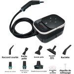 Nettoyeur � vapeur portable haute pression 2500w, 4 bars, r�servoir d?eau de 1250 ml, temps de chauffage ...