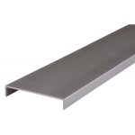 Nez de cloison en aluminium - largeur int�rieure 78 mm - longueur 2600 mm - finition noir - nordlinger ...