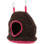 Nid pour perroquet en polaire berb�re chaude et moelleuse, hamac suspendu, niche pour oiseau de compagnie, ...