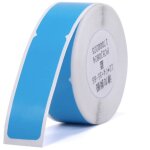 Niimbot etiquette (rouleau) 72 x 12. 5 mm bleu 65 pc(s) a2k18638501 etiquette pour c�bles