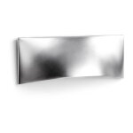 Coque en zamak, finition chrome mat, dimensions: 108x41x25mm et inserts: 64mm - talla