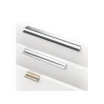 Poign�e scoop 6801 - talla chrom� mat. 320x45, 5x18mm. entraxe 224mm.