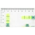 Niveau � bulle horizontal 2d portable pour cadres photo, double sens int�gr�
