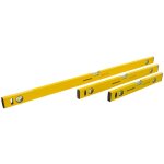 Niveaux � bulle de ma�on, 3 pcs 400, 600 et 1 000 mm