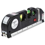 Niveau laser multifonction avec mesure laser et ruban � mesurer de 2, 4 m�tres (8 pieds), r�gles standard ...