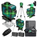Niveau laser multifonctionnel � 16 lignes 3� fonction de nivellement automatique ligne d'autocollants ...
