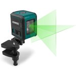 Vonroc - niveau laser. porte de 18 mtres - ligne verte - autonivelant - support de montage, sac de ...